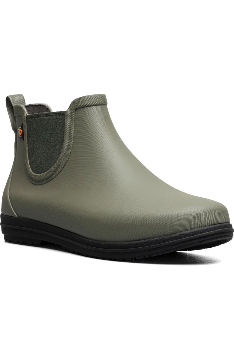 Bogs Sweetpea II Waterproof Chelsea Boot, Main, color, Dark Green