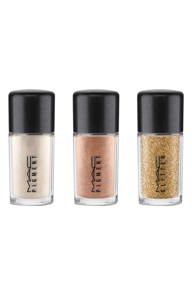 MAC Cosmetics MAC Snow Ball Gold Pigment and Glitter Kit, Alternate, color, 