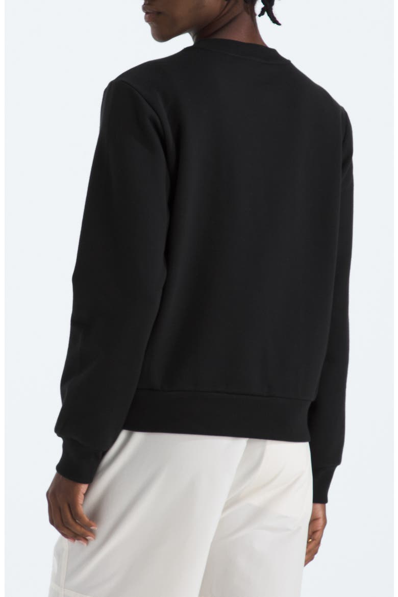 Evolution Simple Dome Crewneck Sweatshirt, Alternate, color, TNF BLACK