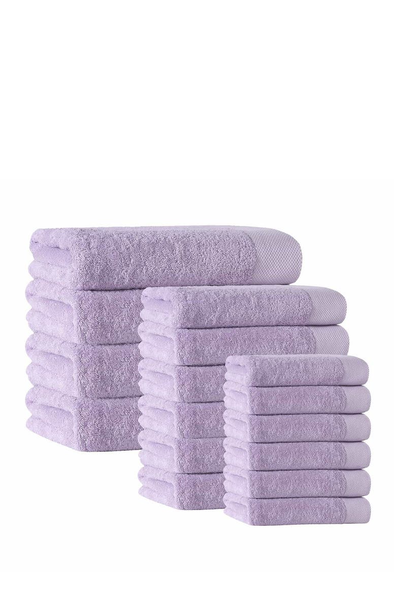 ENCHANTE HOME Signature Turkish Cotton 16-Piece Towel Set, Main, color, 