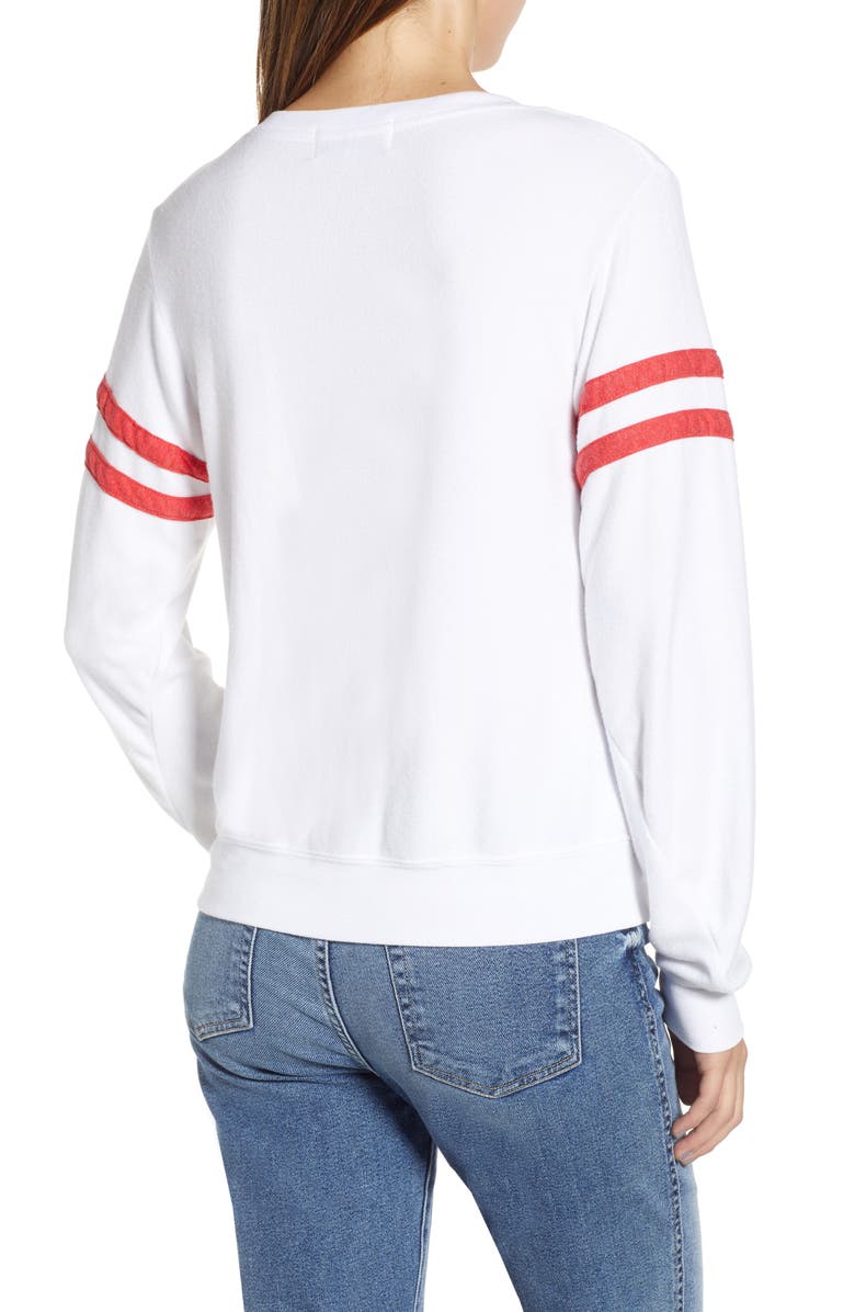 Wildfox Naughty Nice Whatever Sweatshirt, Alternate, color, 