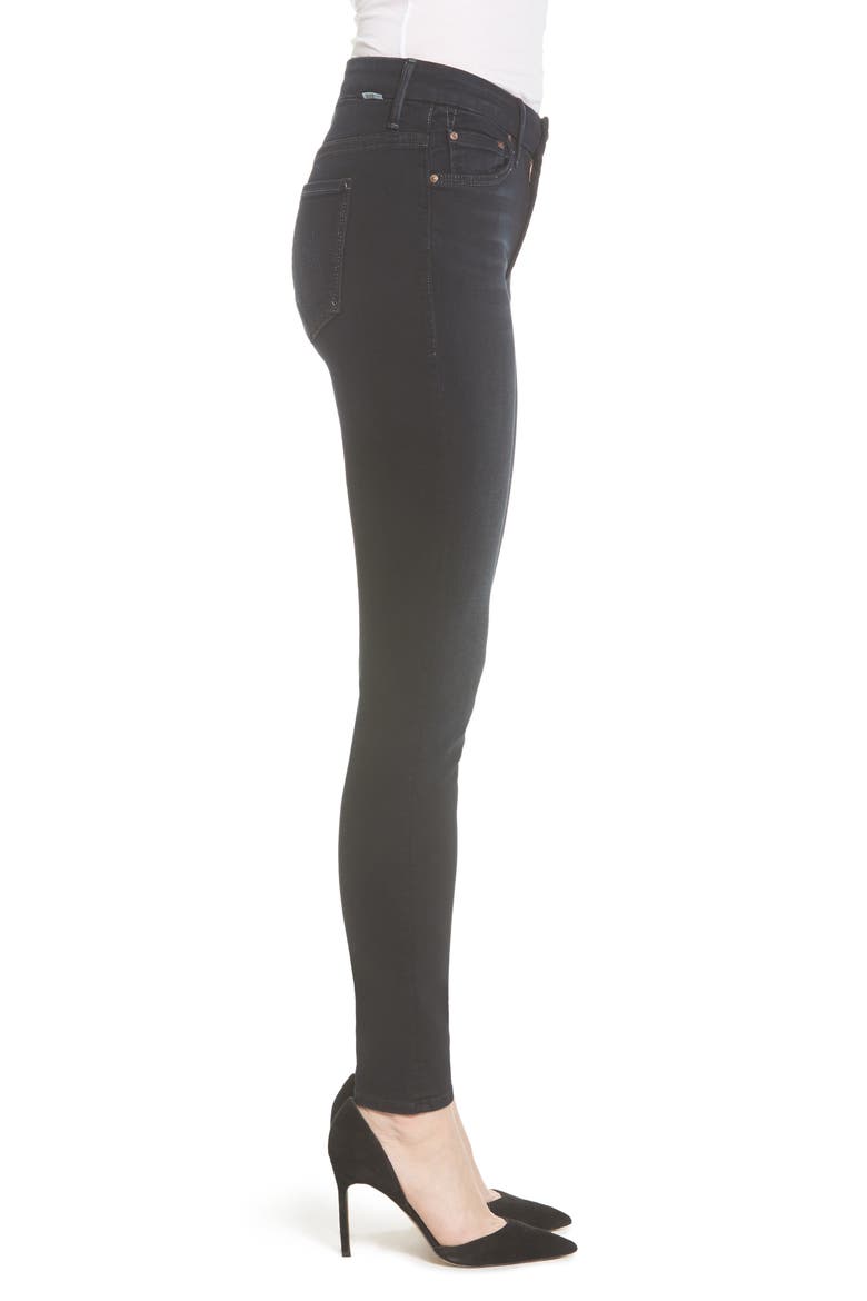 'The Looker' High Rise Skinny Jeans, Alternate, color, COFFEE TEA OR ME