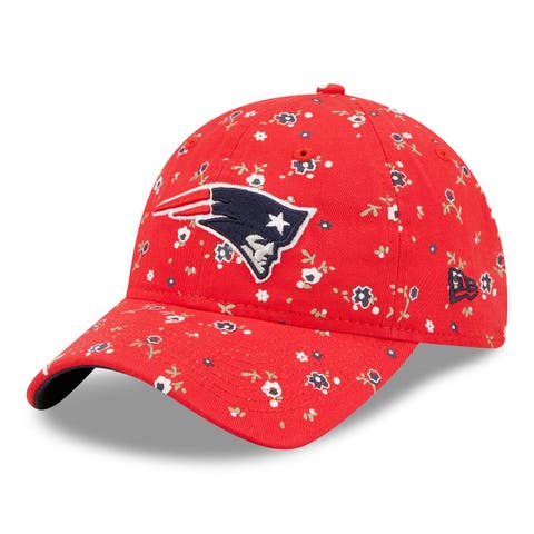 Women's New Era Red New England Patriots  Floral 9TWENTY Adjustable Hat