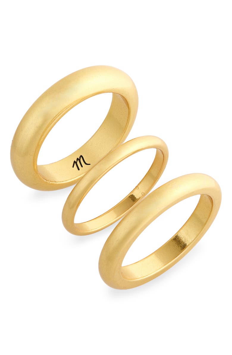 Madewell Stacking Ring Set, Main, color, 
