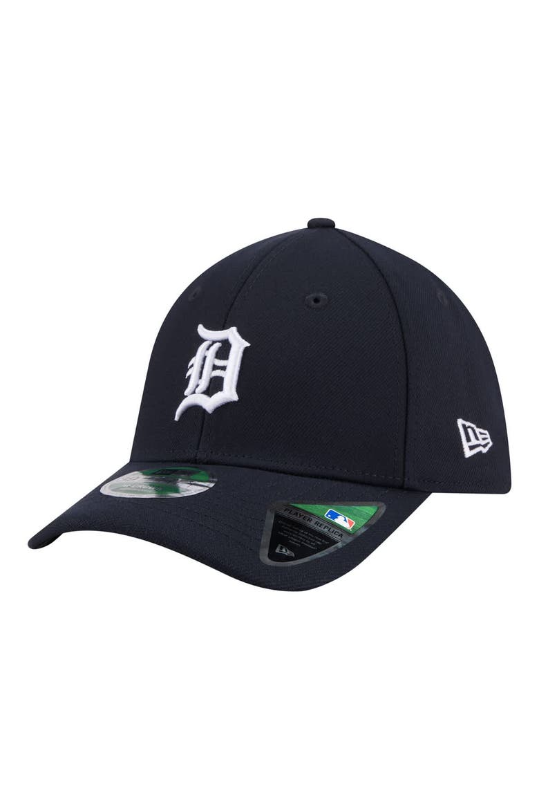 Men's New Era  Navy Detroit Tigers Player Replica 39THIRTY M-Crown Flex Hat, Main, color, Navy