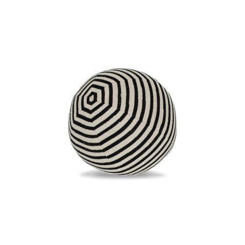 Elaine Smith Sincerity Indoor & Outdoor Woven Accent Orb Pillow In Multi