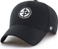 '47 Men's '47  Black Pittsburgh Steelers Vent MVP Adjustable Hat