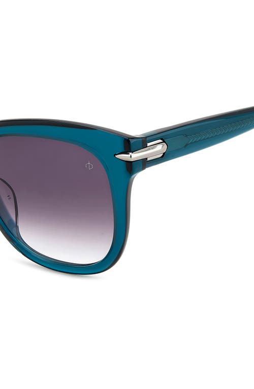 Rag & Bone 55mm Rectangular Sunglasses In Green