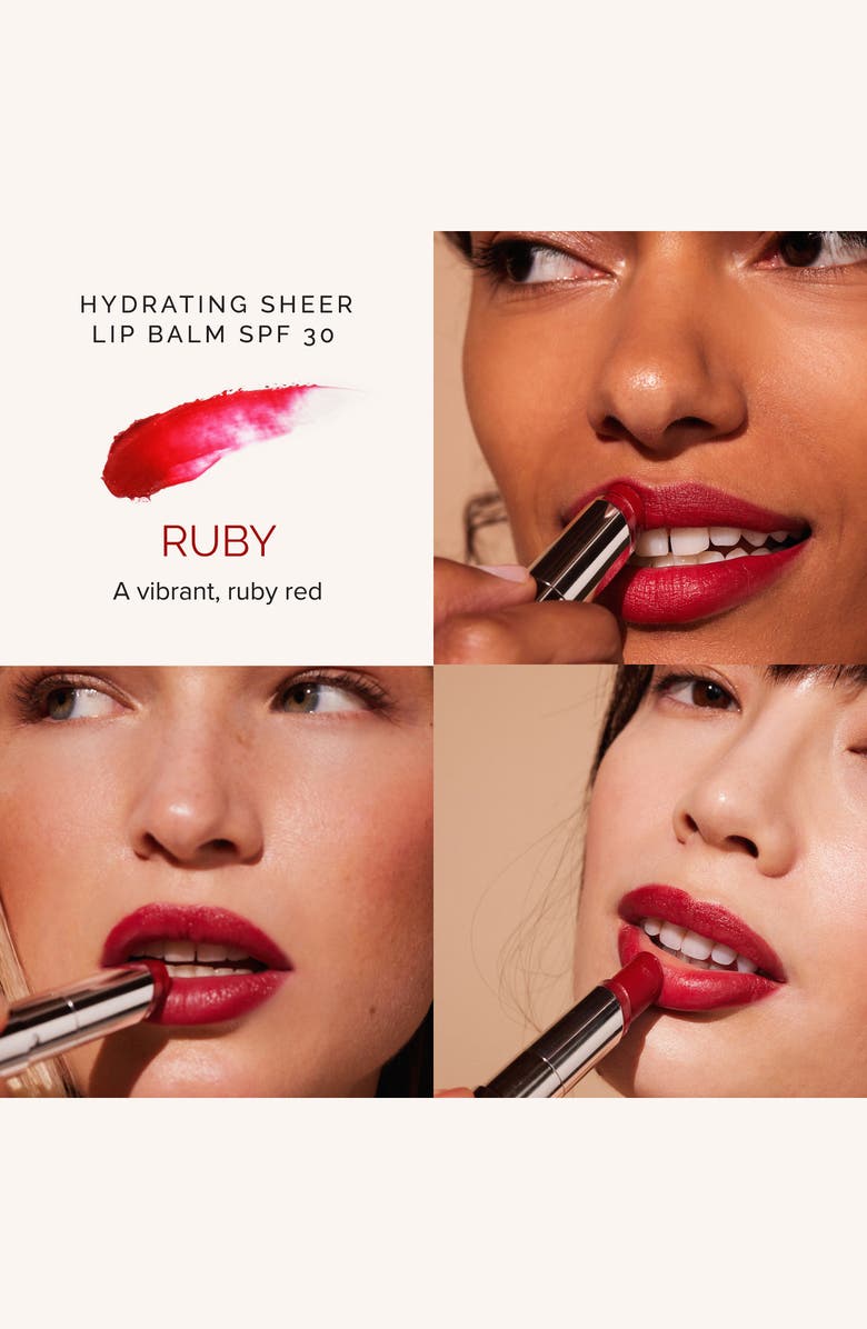 MDSolarSciences Hydrating Sheer Lip Balm SPF 30 Trios - The Vivids, Alternate, color, Red