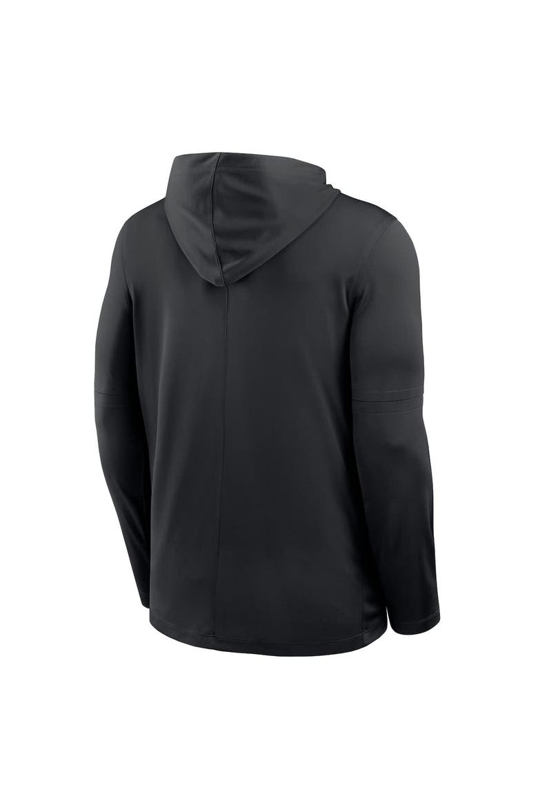 Men's Nike  Black Florida A&M Rattlers Sideline Dri-FIT Lightweight Hooded Top, Alternate, color, Black