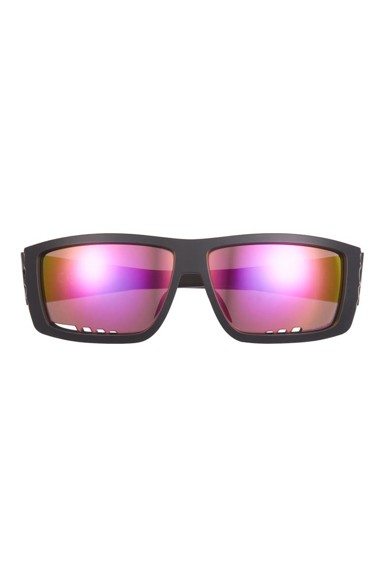 64mm Sport Sunglasses, Main, color, BLACK BLACK PINK