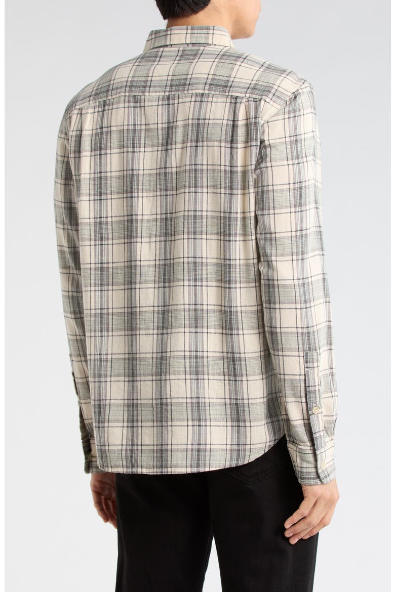 Plaid Work Shirt, Alternate, color, NATURAL MULTI PLAID