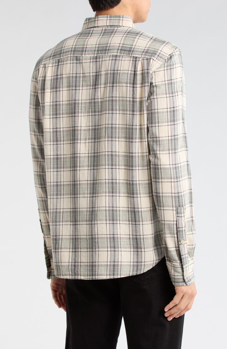 Lucky Brand Plaid Work Shirt, Alternate, color, Natural Multi Plaid