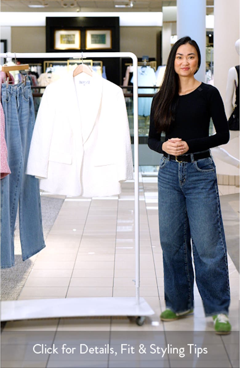 Shawl Collar Lace Three Quarter Sleeve Blazer, sales video thumbnail