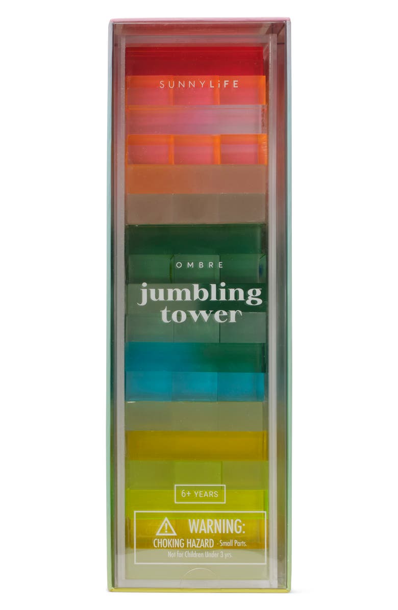 Sunnylife Lucite<sup>®</sup> Jumbling Tower, Alternate, color, 