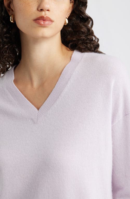 Nordstrom V-neck Cashmere Sweater In Pink
