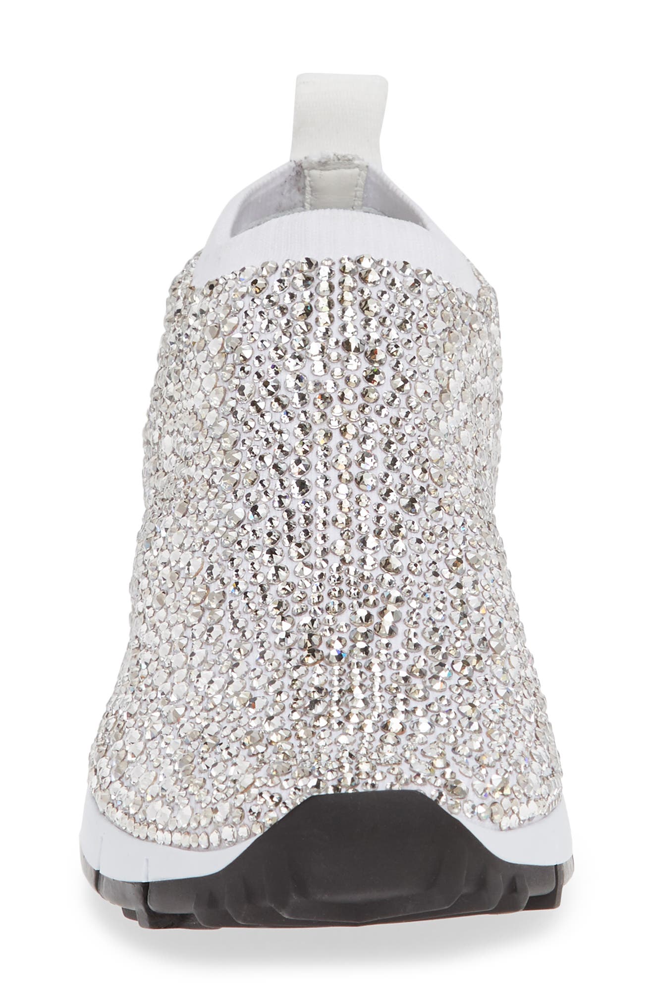 Jimmy Choo Nowary Crystal Embellished Slip-On Sneaker, Alternate, color, 