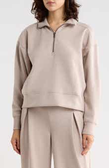 Adelaide Quarter Zip Sweatshirt