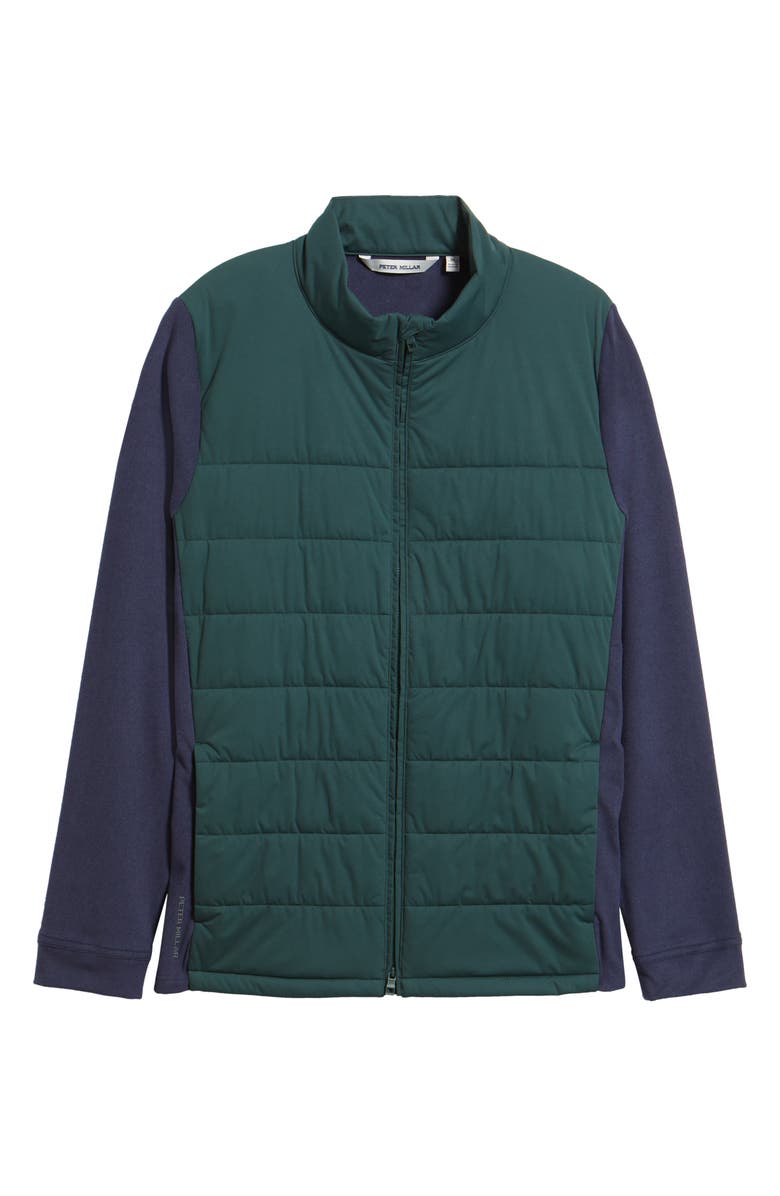 Peter Millar Merge Mixed Media Jacket, Alternate, color, Nordic Pine