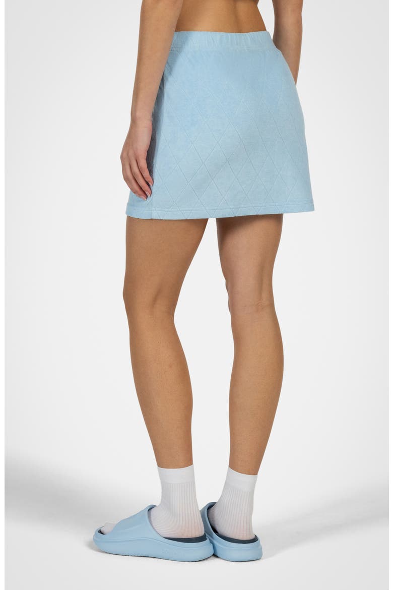 Apres-Golf Terry Miniskirt, Alternate, color, BRIGHT LIGHT BLUE