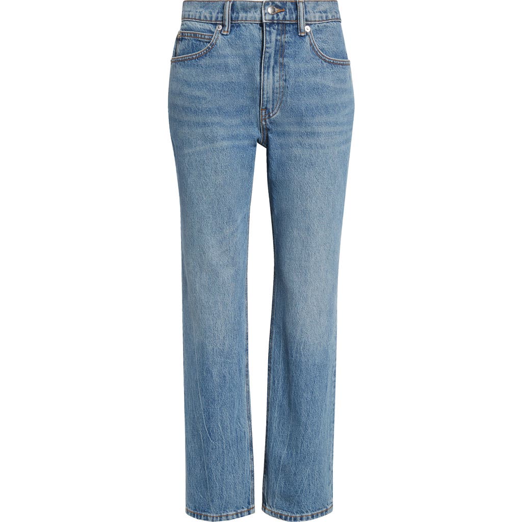 Alexander Wang Og High Waist Stovepipe Jeans In Vintage Light Indigo