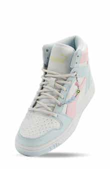 Kids' Rebound Layup High Top Sneaker with Playful Charm Accent