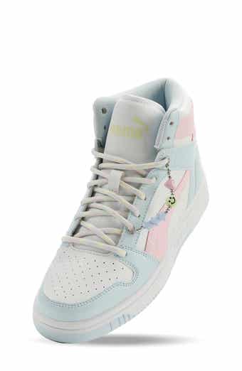 Kids' Rebound Layup High Top Sneaker with Playful Charm Accent