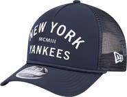 New Era Men's New Era  Navy New York Yankees Minimalist 9FORTY A-Frame Adjustable Hat