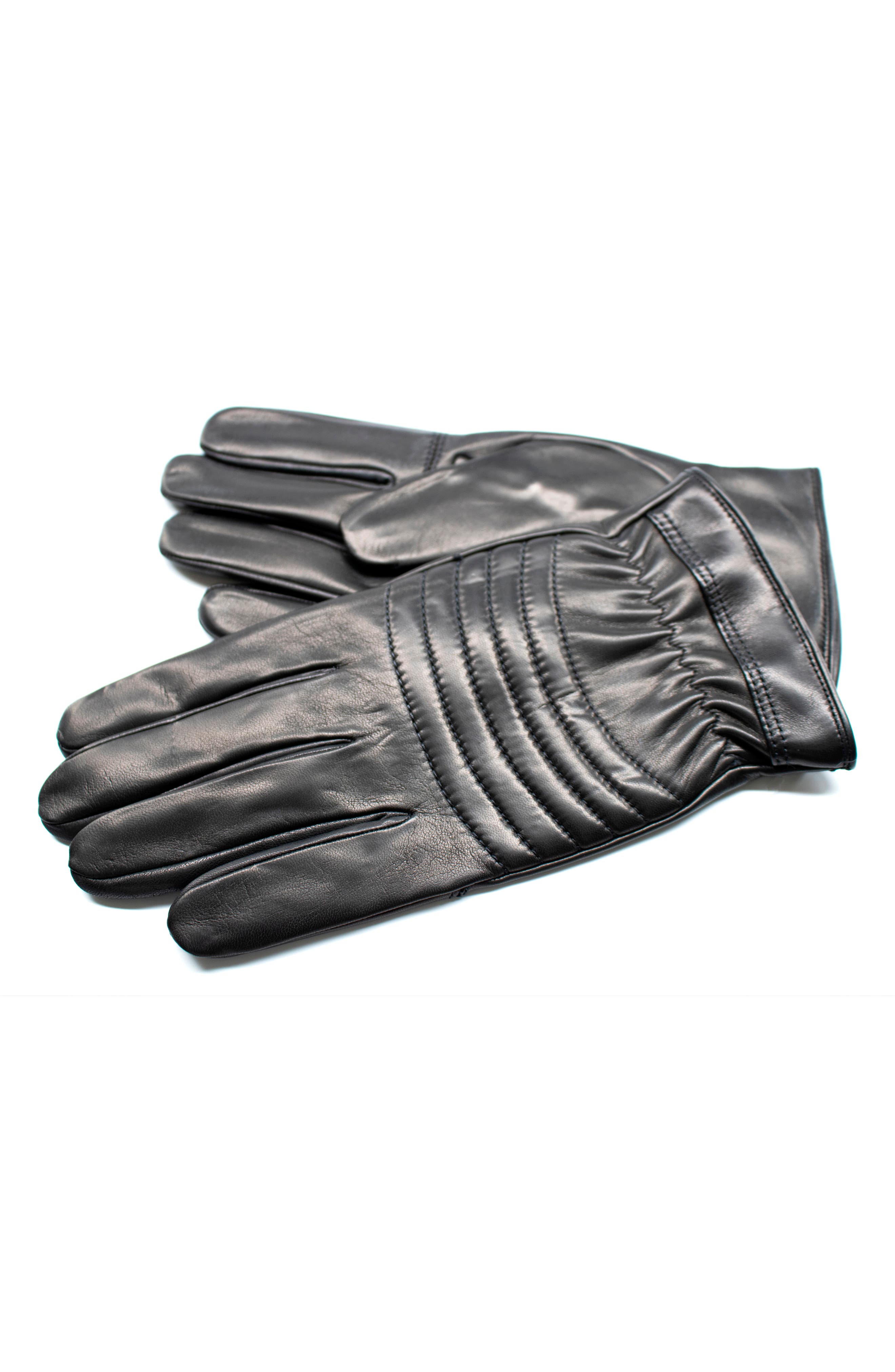 Portolano Quilted Leather Gloves
