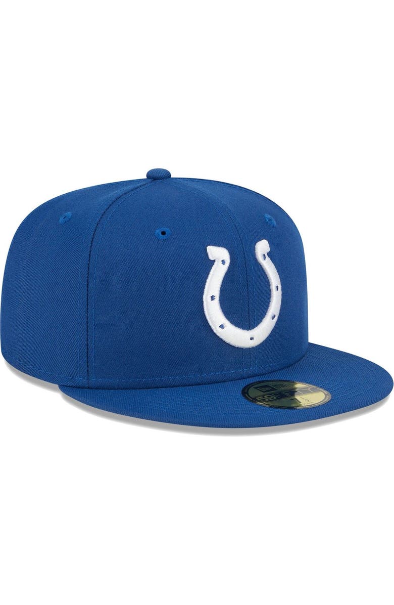 New Era Men's New Era Royal Indianapolis Colts  Main 59FIFTY Fitted Hat, Alternate, color, 