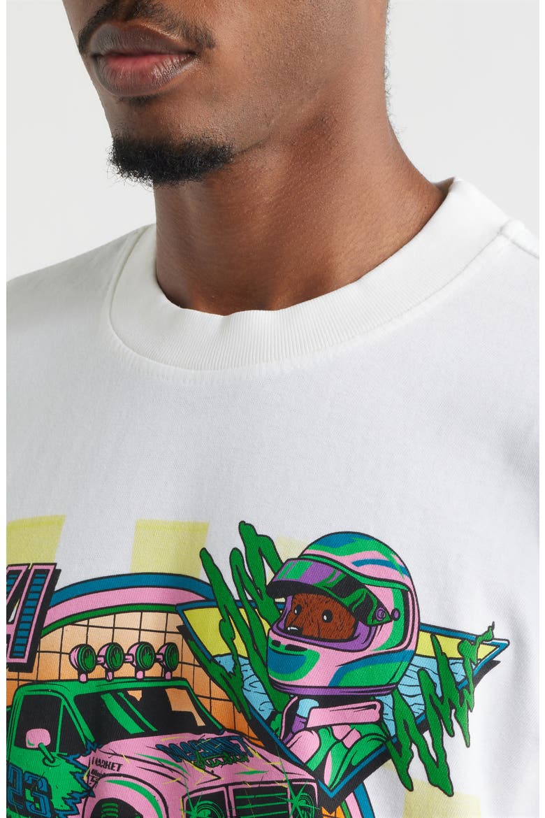 Monster Truck Rally Graphic Cotton T-Shirt, Alternate, color, WHITE
