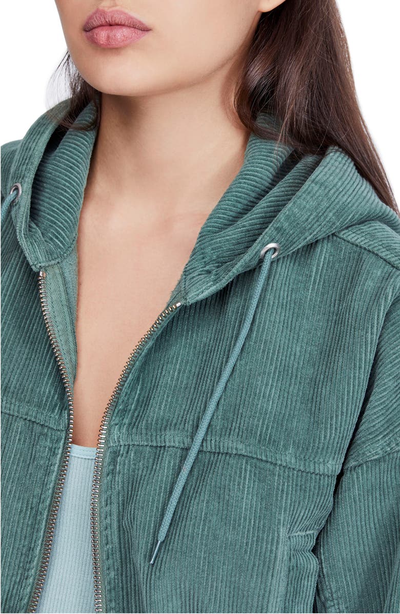 BDG Urban Outfitters Crop Corduroy Bomber Jacket, Alternate, color, 