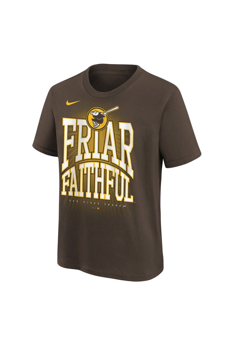 Youth Nike  Brown San Diego Padres Hometown Collection T-Shirt, Alternate, color, Brown