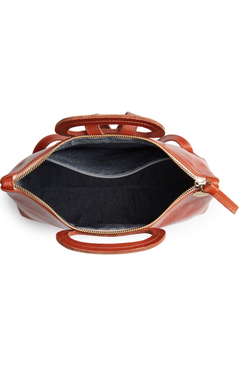 Clare V. Marcelle Leather Backpack, Alternate, color,