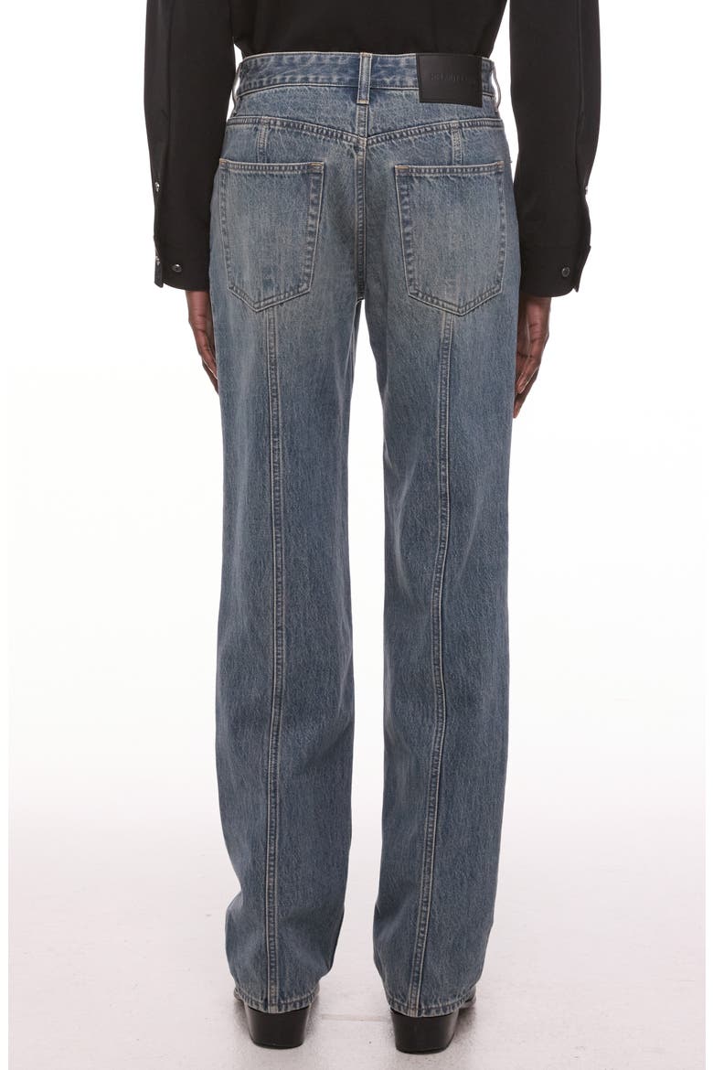 Wardrobe Straight Leg Jeans, Alternate, color, HEAVY TINTED BLUE