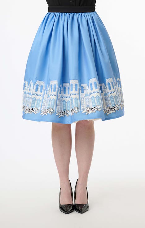 Printed Woven Gellar Skirt