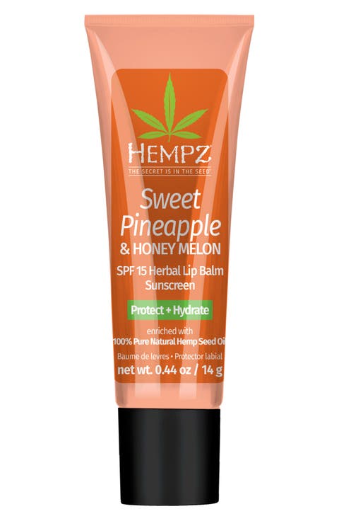 Sweet Pineapple & Honey Melon Herbal Lip Balm SFP 15