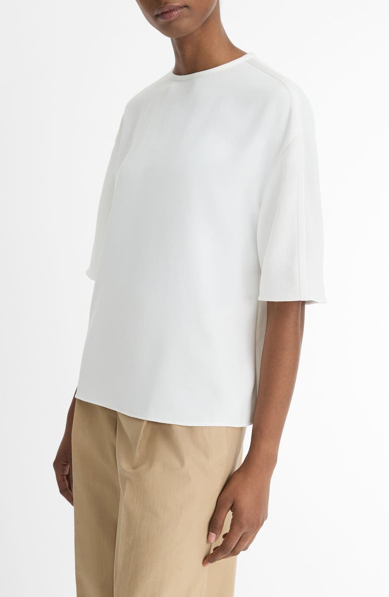 Vince Dolman Elbow Sleeve T-Shirt, Alternate, color, Off White