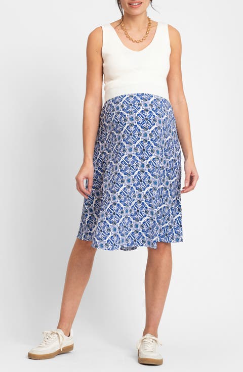 Sleeveless Maternity/Nursing Dress