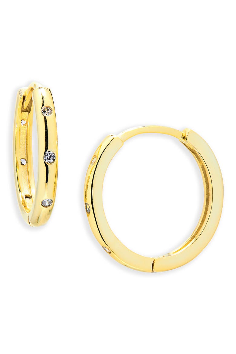 Kids' Hoop Earrings, Main, color, GOLD