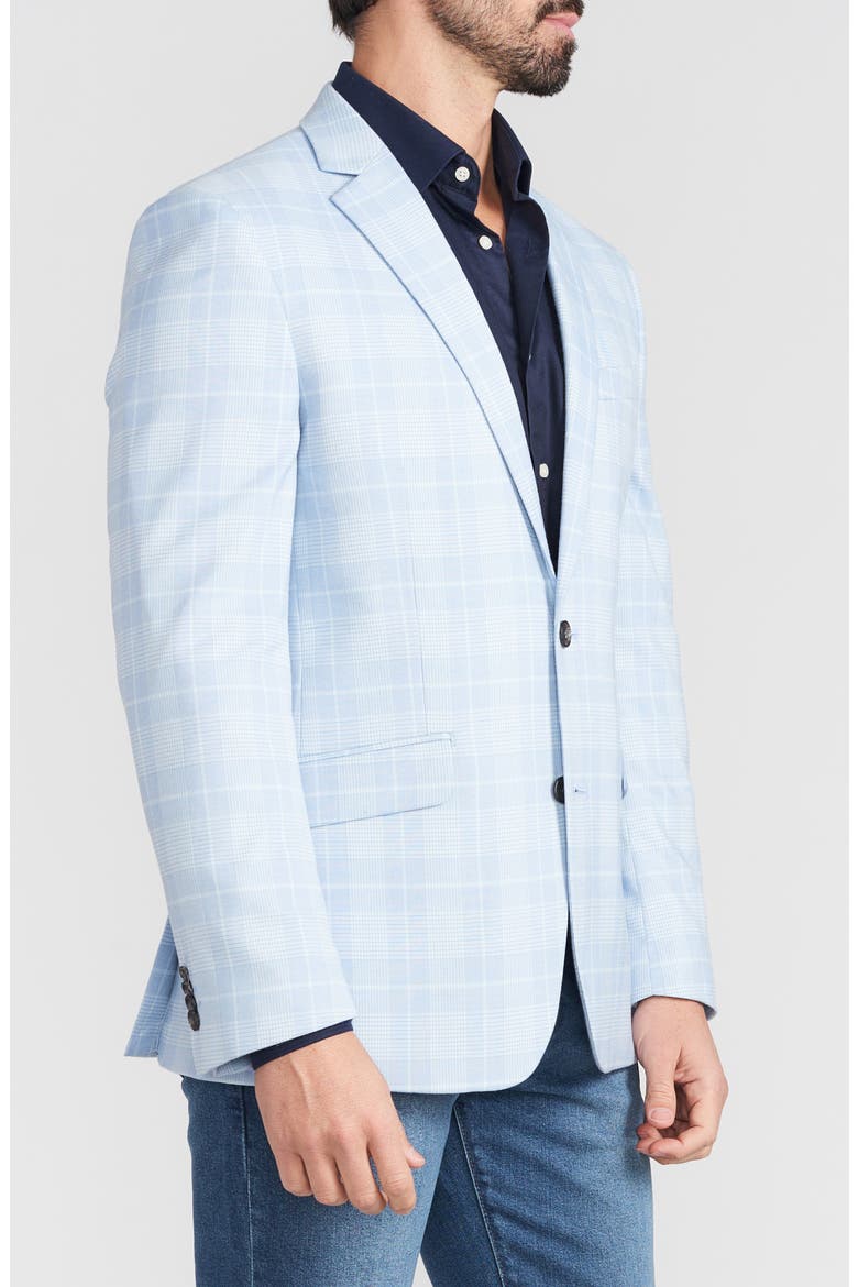Plaid Sport Coat, Alternate, color, BLUE