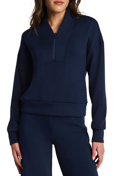 AirEssentials Shawl Collar Quarter Zip Sweatshirt (Regular & Plus)