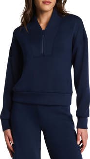 SPANX® AirEssentials Shawl Collar Quarter Zip Sweatshirt
