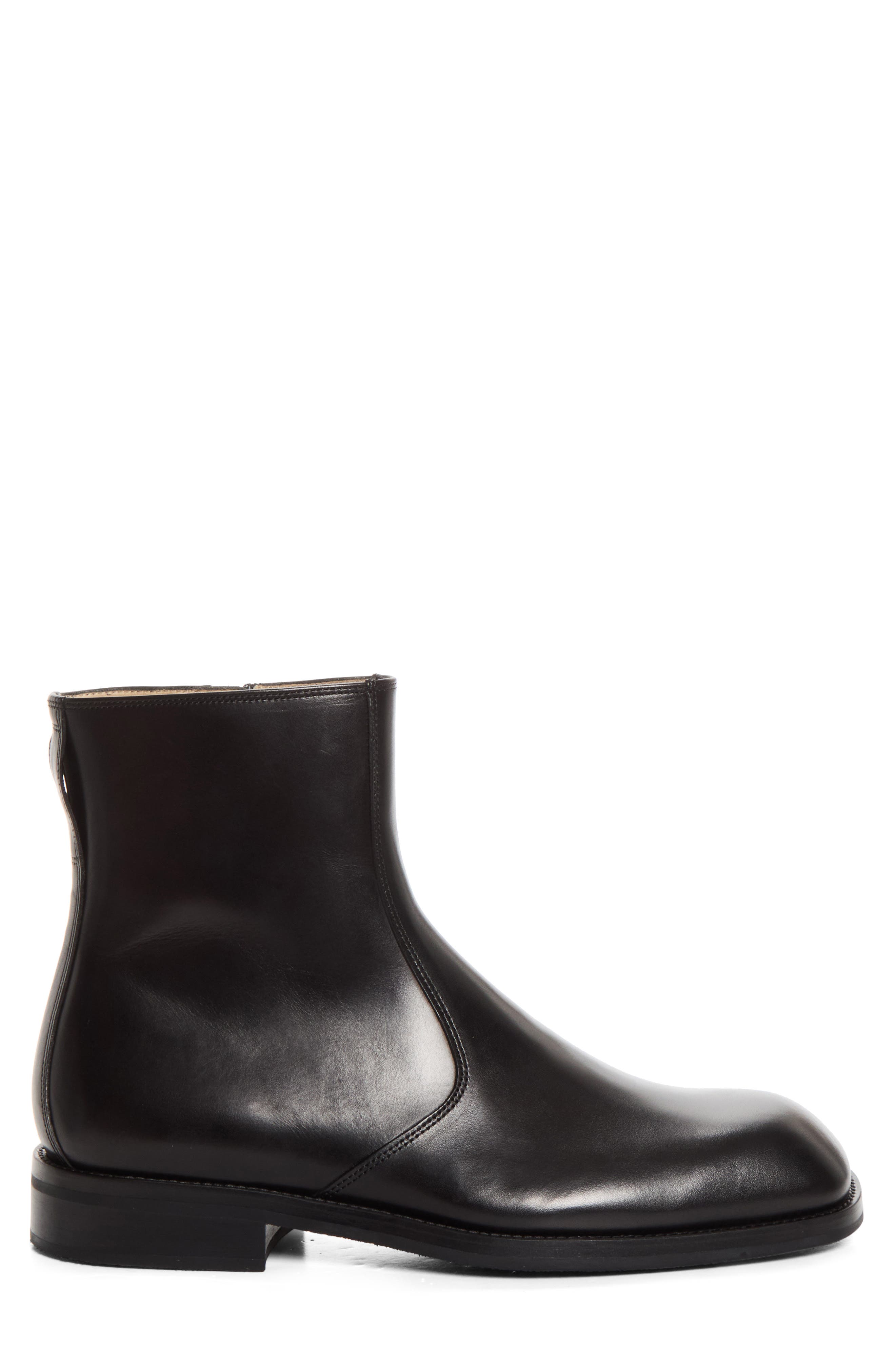 Zip Boot, Alternate, color, BLACK