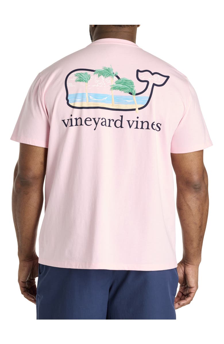 vineyard vines Big & Tall Breezy Hammock T-Shirt, Alternate, color, Flamingo