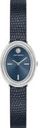Tory Burch The Oval Leather Strap Watch, 22mm x 28mm