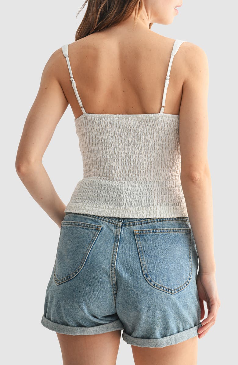 All in Favor Square Neck Tank, Alternate, color, Ivory