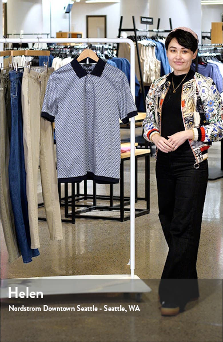 Skelt Geometric Jacquard Polo, sales video thumbnail