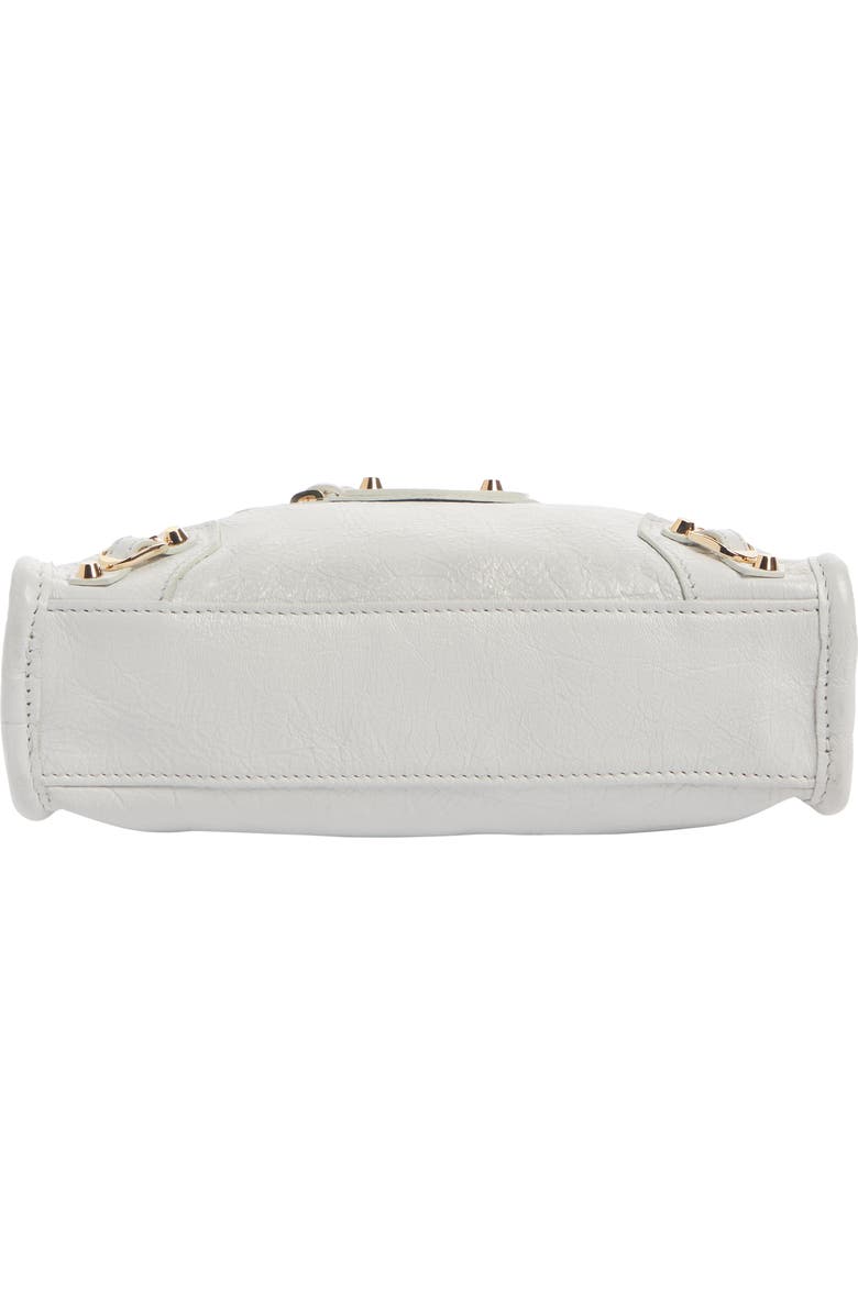 Balenciaga Nano Classic City Scarf Handle Leather Tote, Alternate, color,