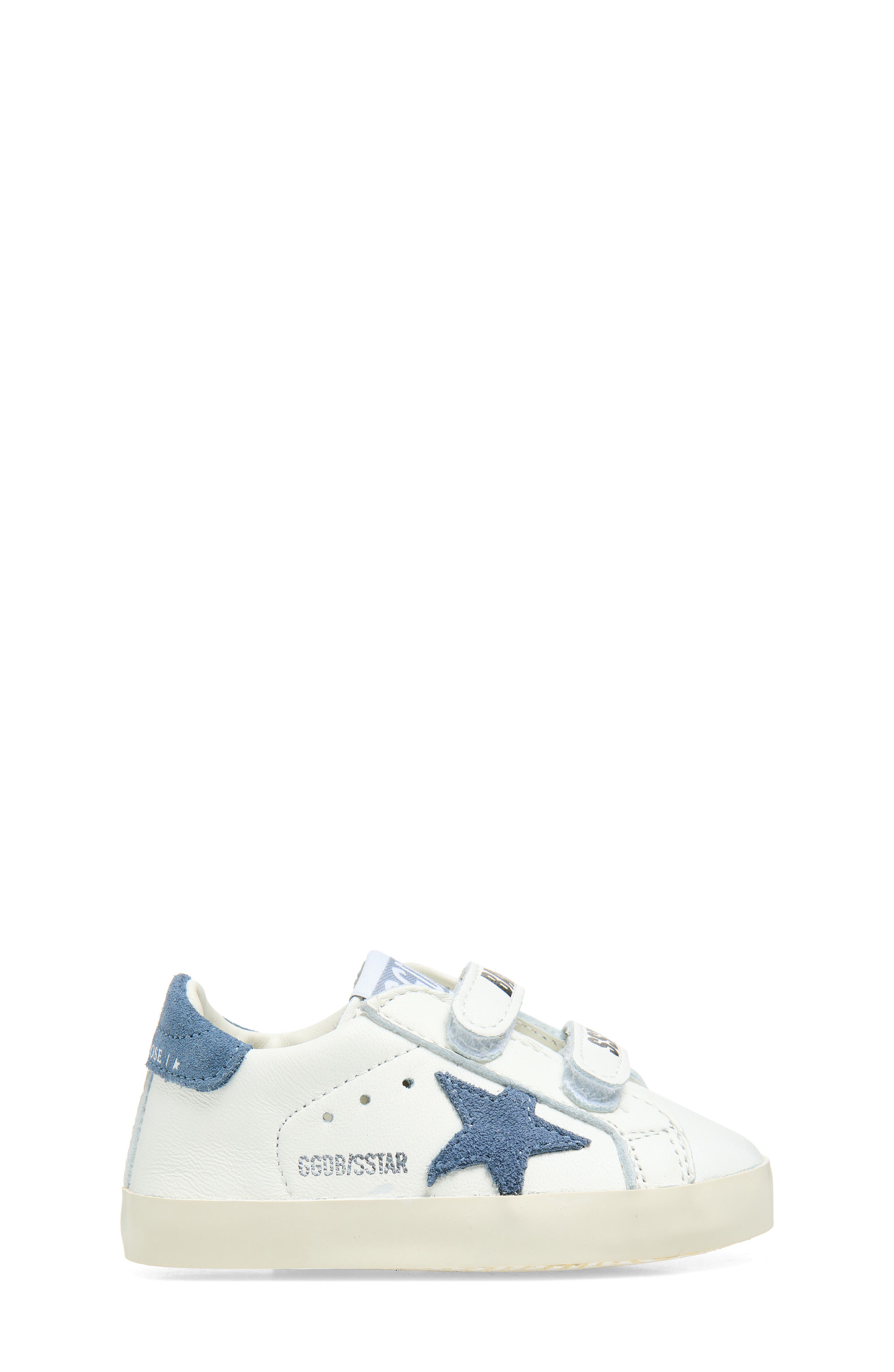 Kids' Baby School Sneaker, Alternate, color, WHITE/ BLUE DENIM